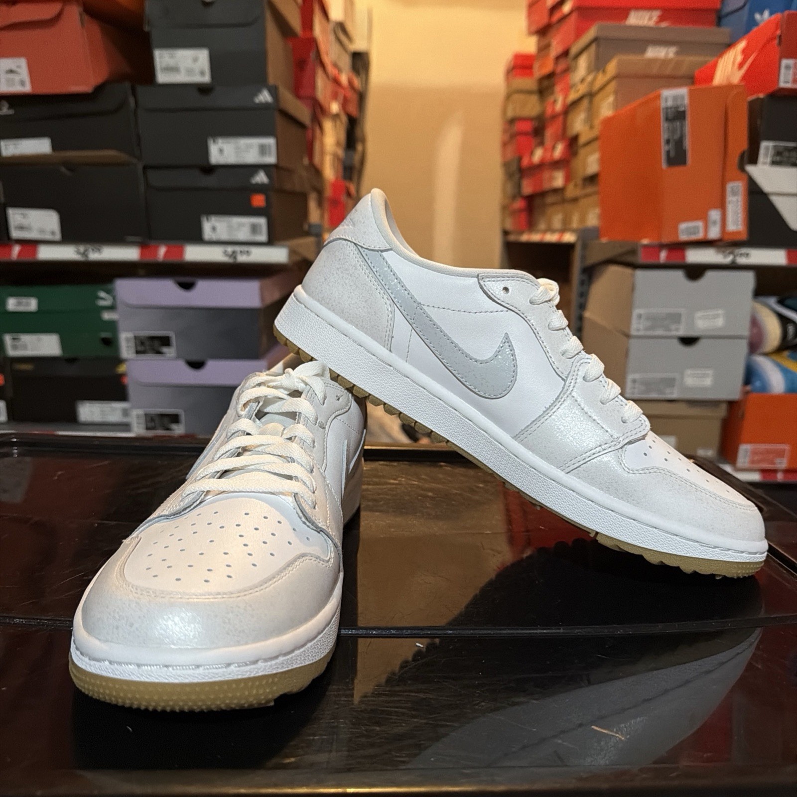 air jordan retro 1 low golf shoes 'white gum' men's dd9315 111 size 13 air jordan retro 1 low golf shoes 'white gum' men's dd9315 111 size 13