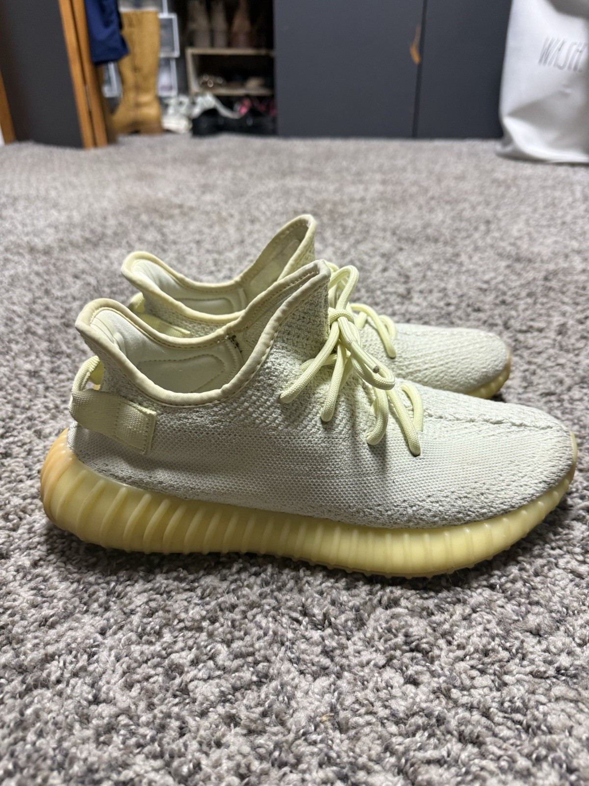 adidas yeezy boost 350 v2 ‘butters’ primeknit size 9m adidas yeezy boost 350 v2 ‘butters’ primeknit size 9m