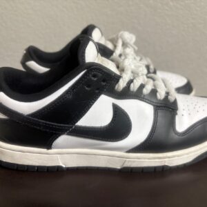 nike dunk low panda men size 8.5 black white gym sneaker casual shoes dd1391 100