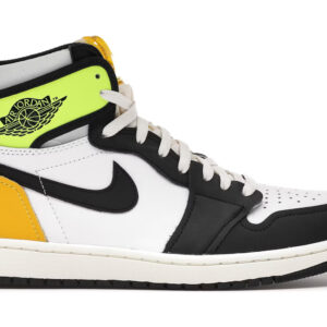 size 8.5m/10w jordan 1 retro high white black volt university gold 555088 118