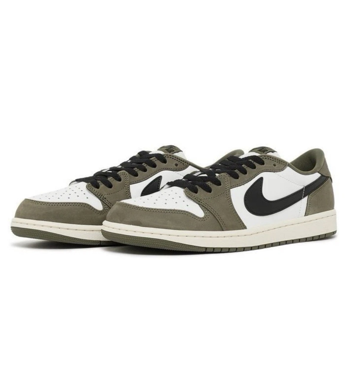 nike air jordan 1 retro low og shoes medium olive black hq6998 200 men's new nike air jordan 1 retro low og shoes medium olive black hq6998 200 men's new
