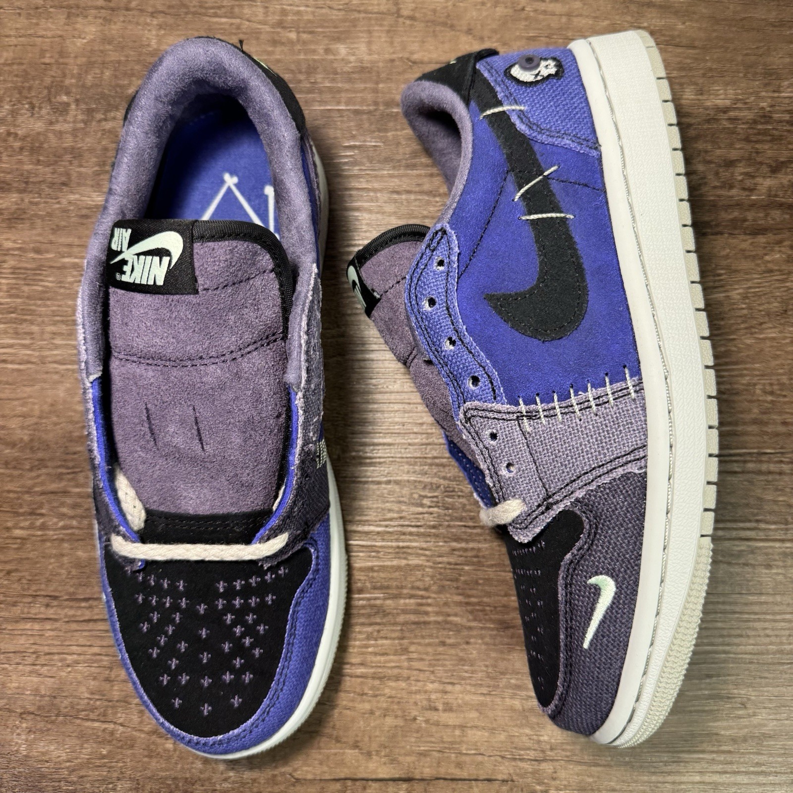 nike air jordan 1 low og ‘zion williamson voodoo' mens sz 5/wmns 6.5 ih2309 500 nike air jordan 1 low og ‘zion williamson voodoo' mens sz 5/wmns 6.5 ih2309 500