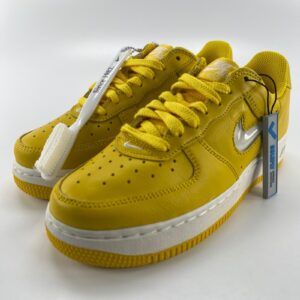 nike air force 1 low retro speed yellow summit white fj1044 700 mens 4.5