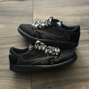 travis scott x air jordan 1 low"black phantom"