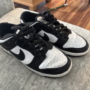 nike dunk low casual shoes black/white panda dunks, size 9, dd1391 100