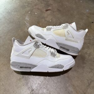 size 8.5 jordan 4 retro ‘ white oreo ‘ ct8527 100