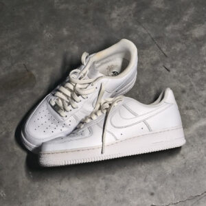 nike air force 1 '07 low leather lace up sneakers triple white cw2288 111